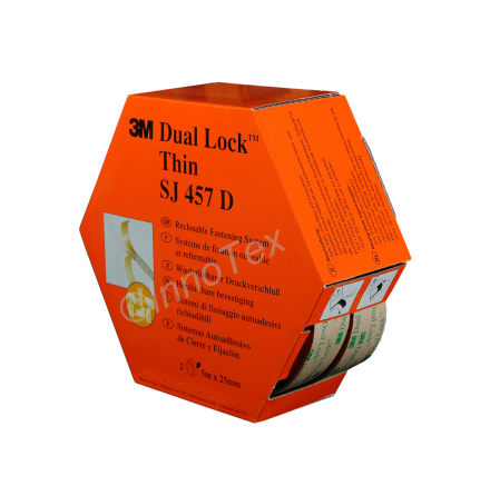 3M Dual-Lock&trade; SJ-457 D (Transparent tunn)
