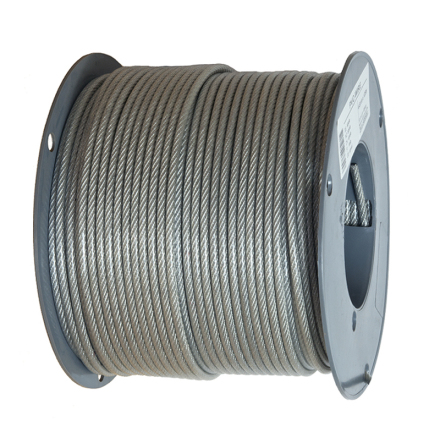 PVC belagd Wire 2mm - 5mm (Plastbelagd)